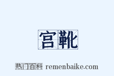 宫靴是什么意思的图片